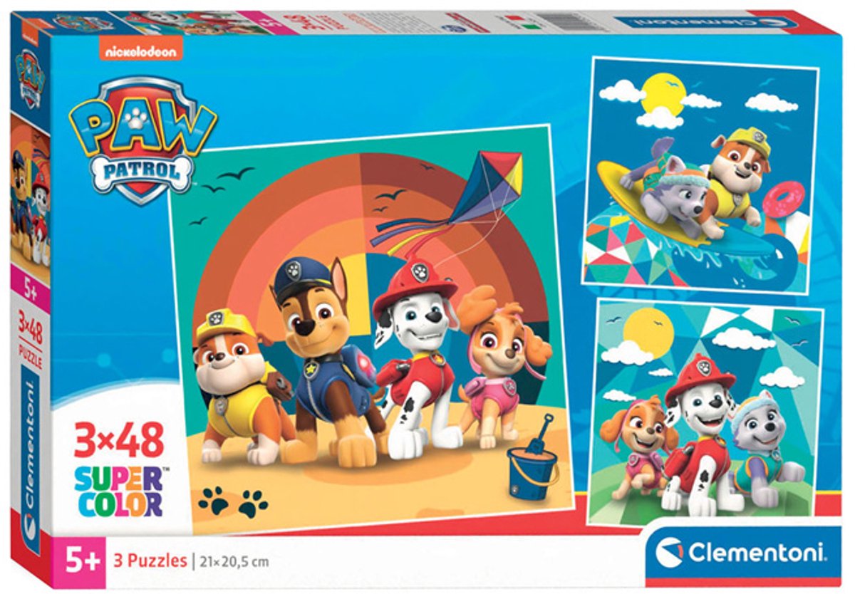 Clementoni - Puzzel - 3x48 Stukjes - PAW PATROL - Puzzel Voor Kinderen - Supercolor — afbeelding 9