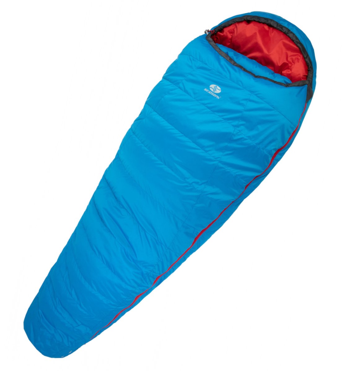 SirJoseph mummyslaapzak Trekking Rimo II 600 - links 200 cm - Blauw