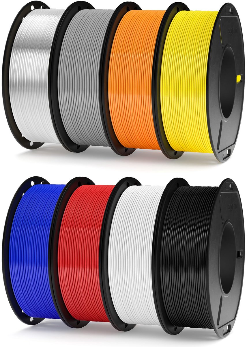 IMPERATORIS® PLA 3D Printer Filament - Printfilament - Eenvoudig Printen - 250g - kleurrijk