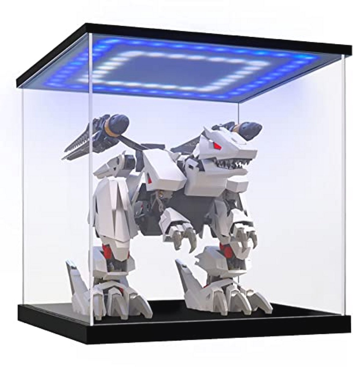 Transparante Acryl Vitrine met LED-verlichting voor Verzamelobjecten - 30x30x30 cm