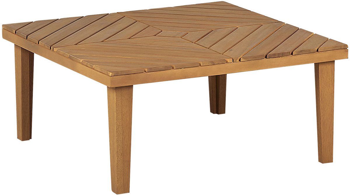 BARATTI - Tuintafel - Lichte houtkleur - 70 x 70 cm - Acaciahout