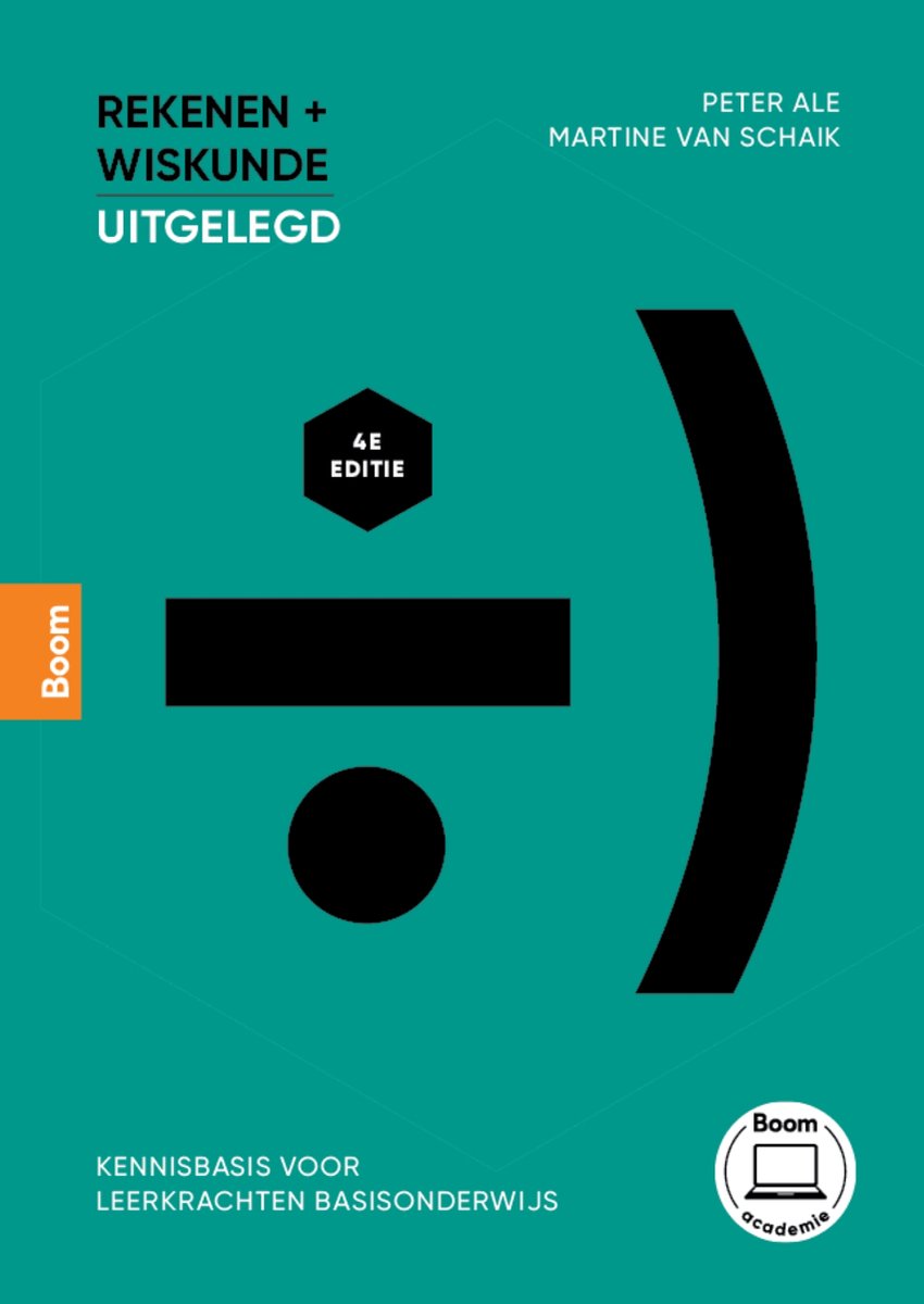 Omslag van Rekenen en wiskunde uitgelegd