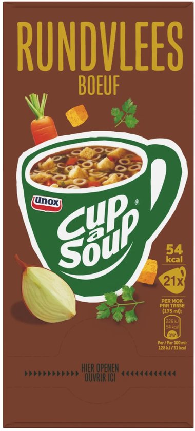 Knorr Cup-a-Soup Rundvlees (21x 175ml)