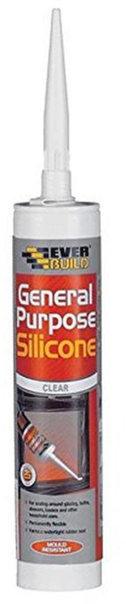 Siliconenkit voor algemeen gebruik, waterdicht, 280 ml