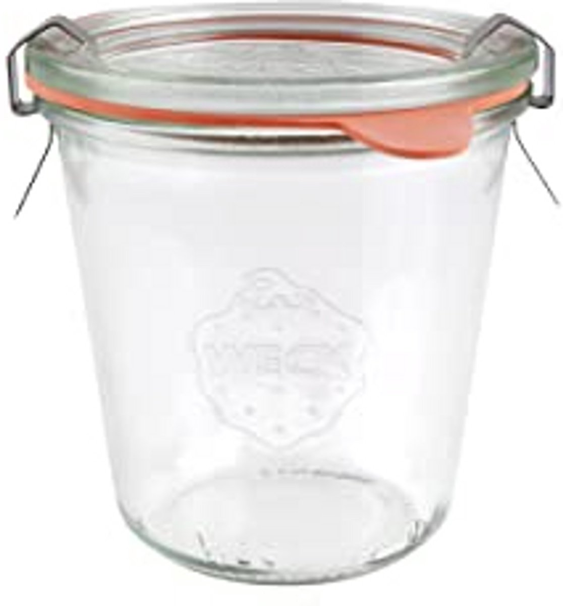 Set van 6 Glazen Inmaakpotten 290 ml met Deksel en Afdichtring