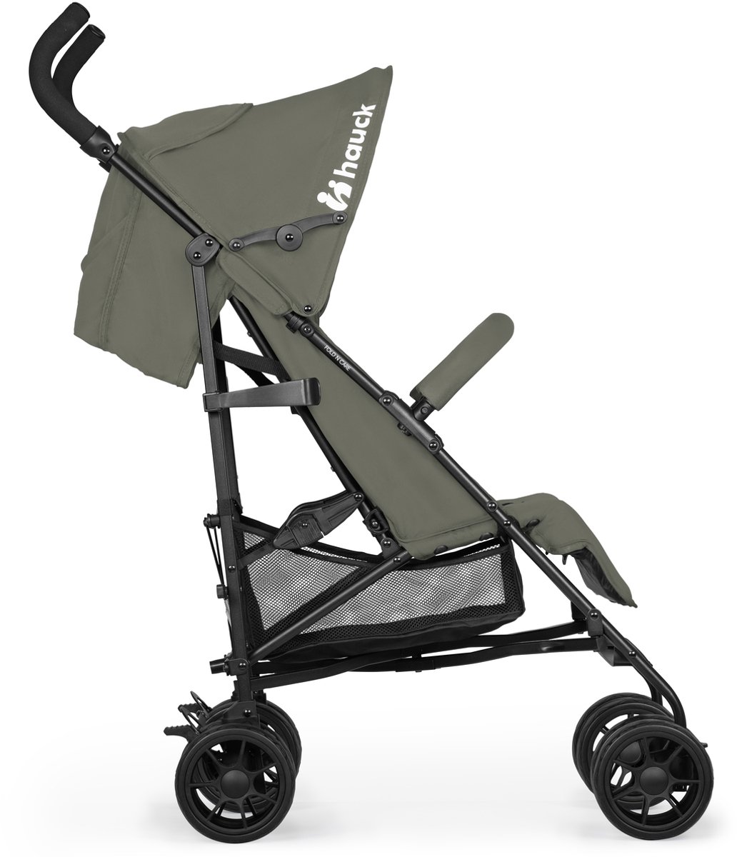 hauck Fold N Care - Lichtgewicht buggy met kap voor op reis - Olive thumbnail 5