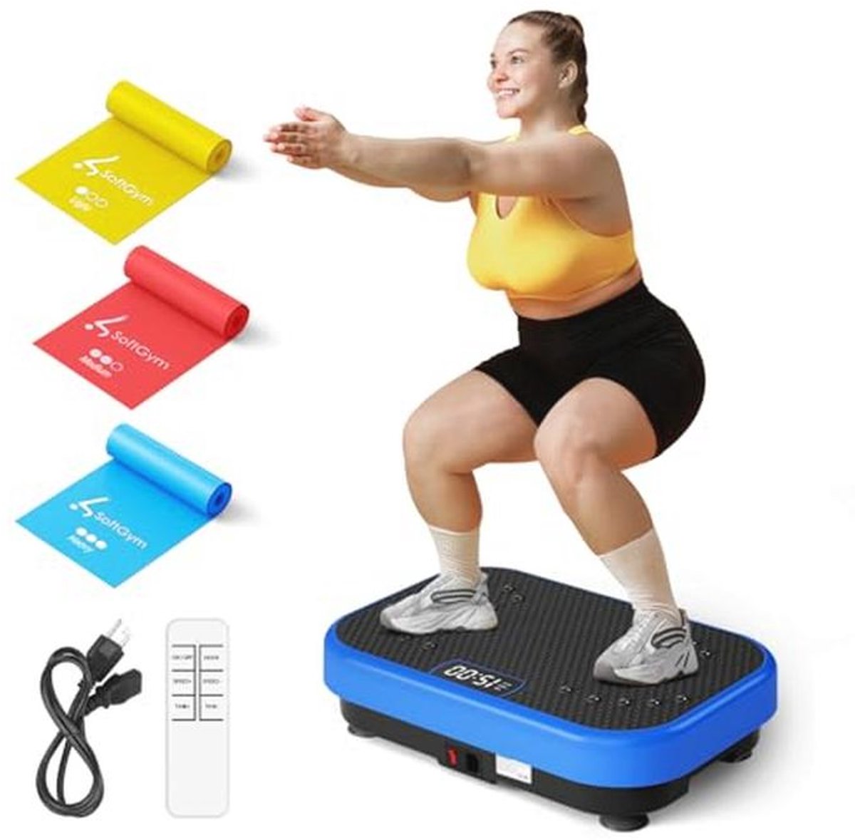 Trillingsplaat voor Lymfedrainage en Gewichtsverlies - Hele Body Workout Trillingsplatform