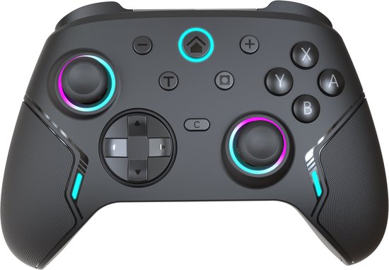 Smartify Switch 2 Pro Controller - Geschikt Voor De Nintendo Switch 2 & Nintendo Switch - Hall Effect Joysticks - Macro Knoppen - RGB verlichting
