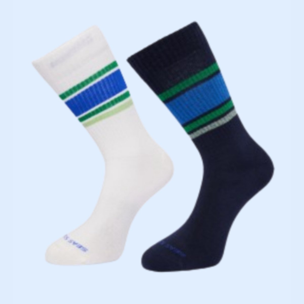 OneTrippel - Healthy Seas Socks - Sokken - Sokken Heren - Sportsokken - 2 Paar - Splashy & Flippy - EUR maat 41 46