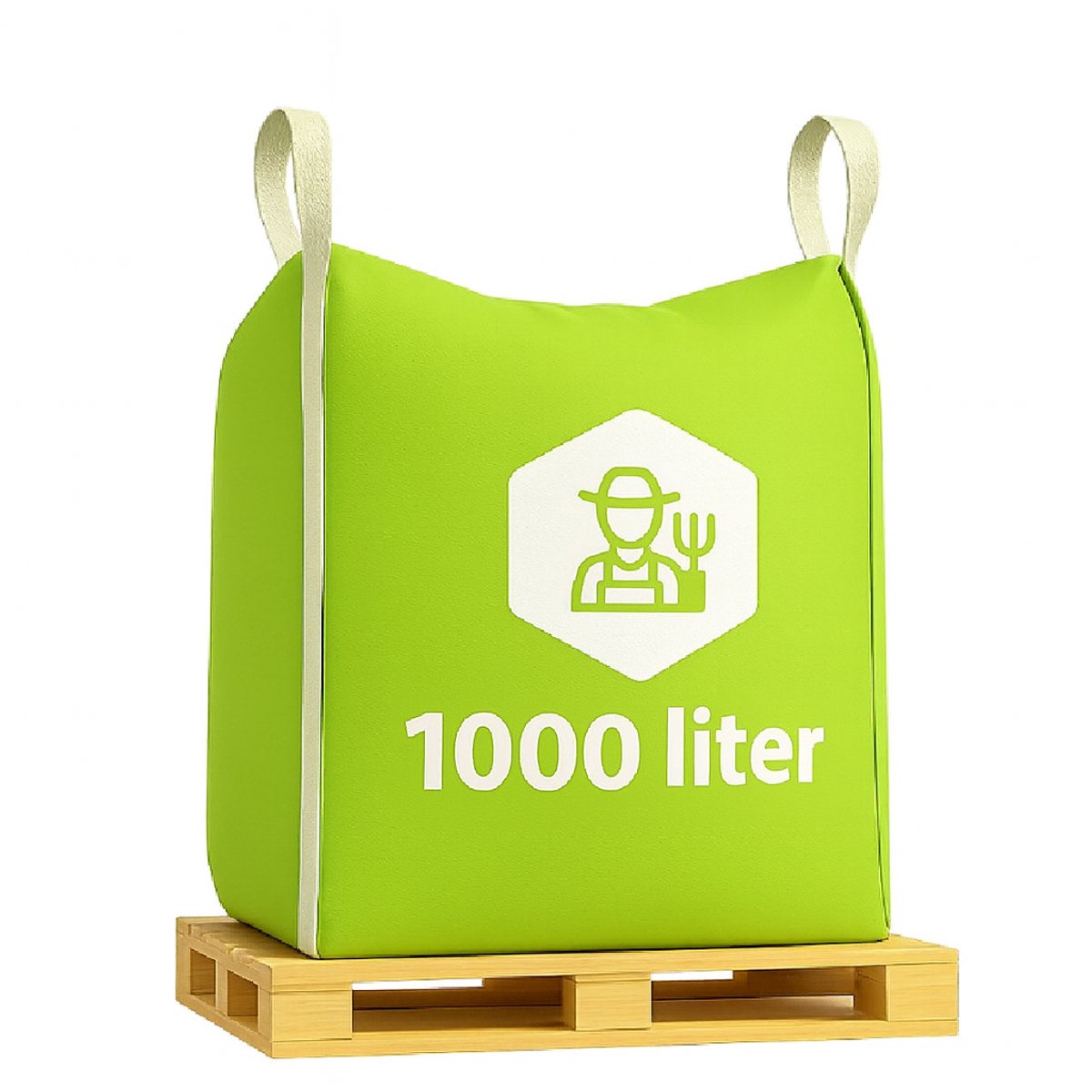 Tuinmest - Moestuinmest organisch Bigbag 1000 liter - Universeel toepasbaar - Geschikt voor Tuin en Moestuin