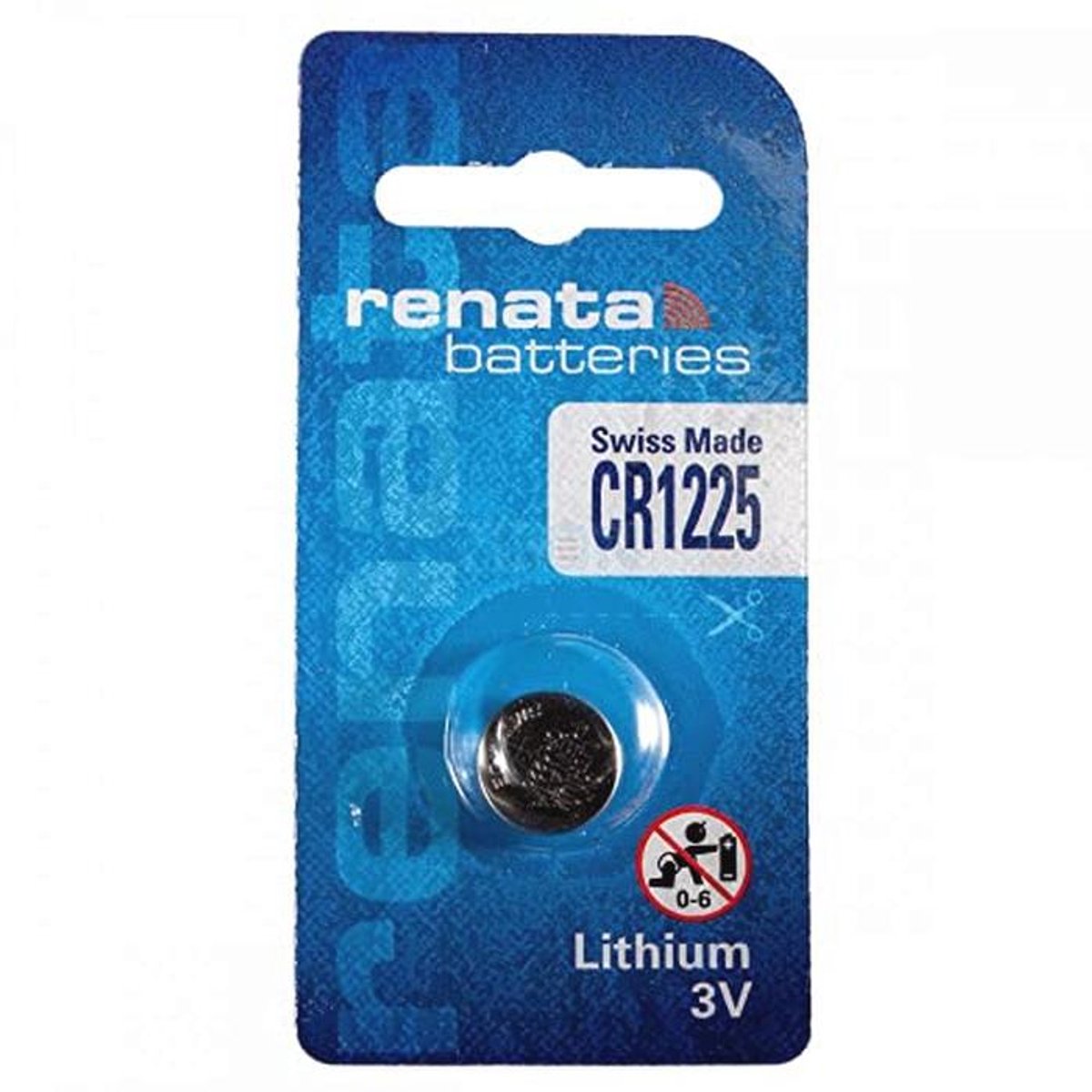 48mAh 3V CR1225 Batterij - 1 Stuk