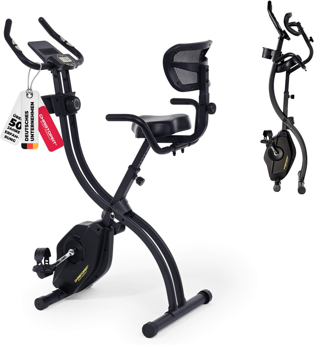 Christopeit opvouwbare hometrainer Velo Fit - fitnessfiets - Christopeit - €199,00