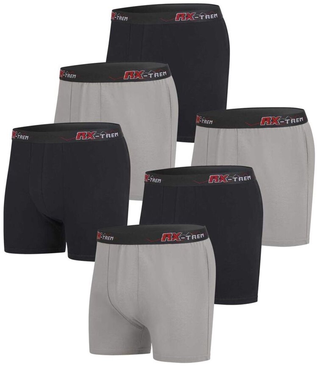 ATLAS FOR MEN - Set van 6 boxershorts - Heren - Verkrijgbaar in grote maten - M