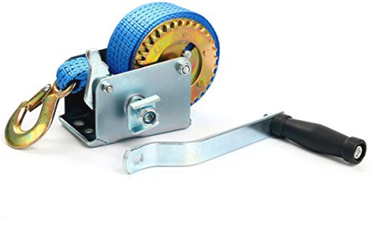Handlier 270 kg met blauwe polyester riem voor boot en camping
