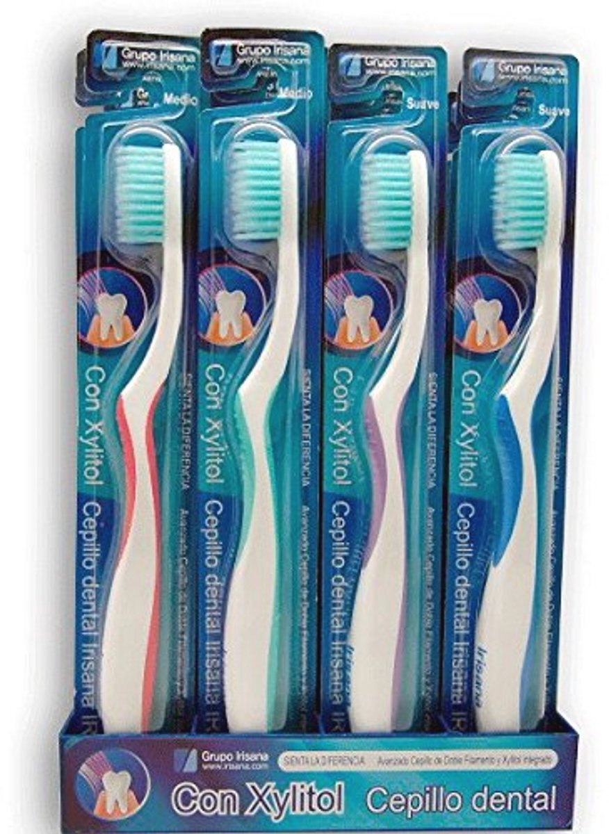 Tandenborstel met Xylitol en Actieve Kool - Medium
