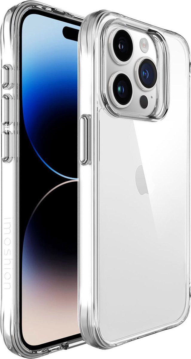 Ulanax - Transparant - Siliconen - Shock Proof - Case - Hoesje - Geschikt voor iPhone 15 Pro Max