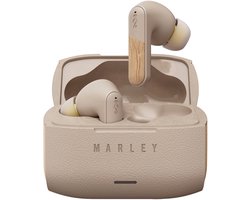 House of Marley Trenchtown ANC Draadloze Oordopjes - 24 uur Speeltijd - Bluetooth - Eco Friendly Design - Hybrid ANC - IPX 5 - Cream
