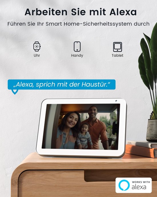 ieGeek Security Bell J9 Video Deurbel - Add-on - Video Doorbell - Cam technologie, 2K Resolutie Full HD - resolutie, kleur nachtzicht - Draadloos/Batterij - Live videogesprek, 24/7 opname, Mens- en bewegingsdetectie - Waterdicht - 2 Stuks van Merkloos — afbeelding 5