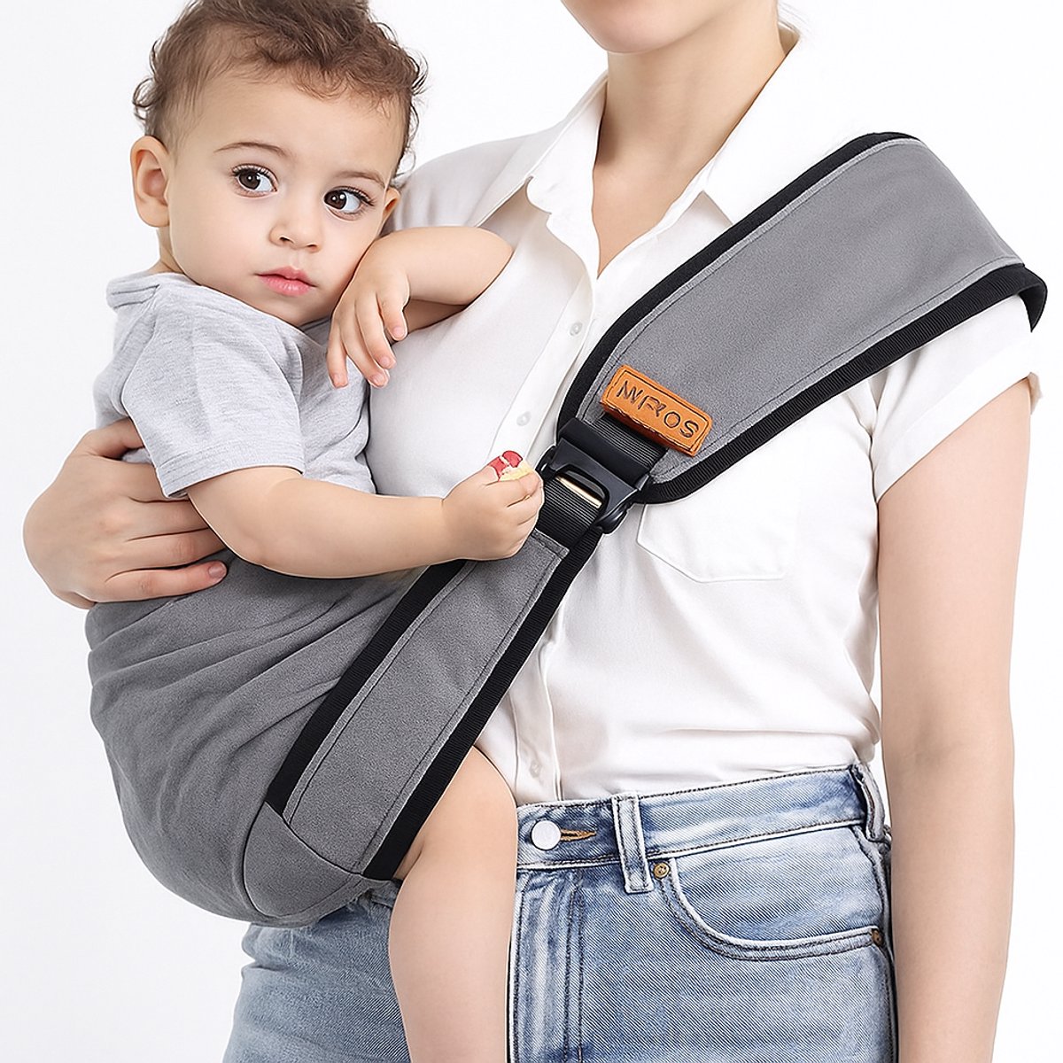 Nifkos - Ergonomische Baby Draagzak - Premium Peuter Carrier - Hoge Kwaliteit