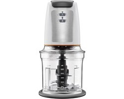 SNJY® Hakmolen - Snijmachine - Groentesnijder Electrisch - 500 W - 0,5L - Wit/Zilver