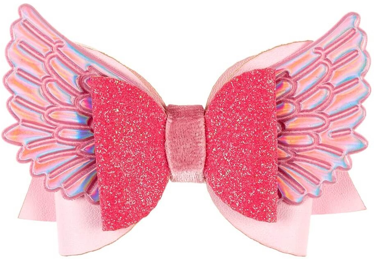 Haarclip Roze Vleugels - Haarspeld Kinderen Meisje - Wings