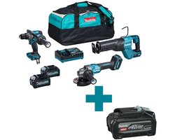 Makita DK0159G301 Accu combiset 3-delig XGT 40V Max 4.0Ah in tas
