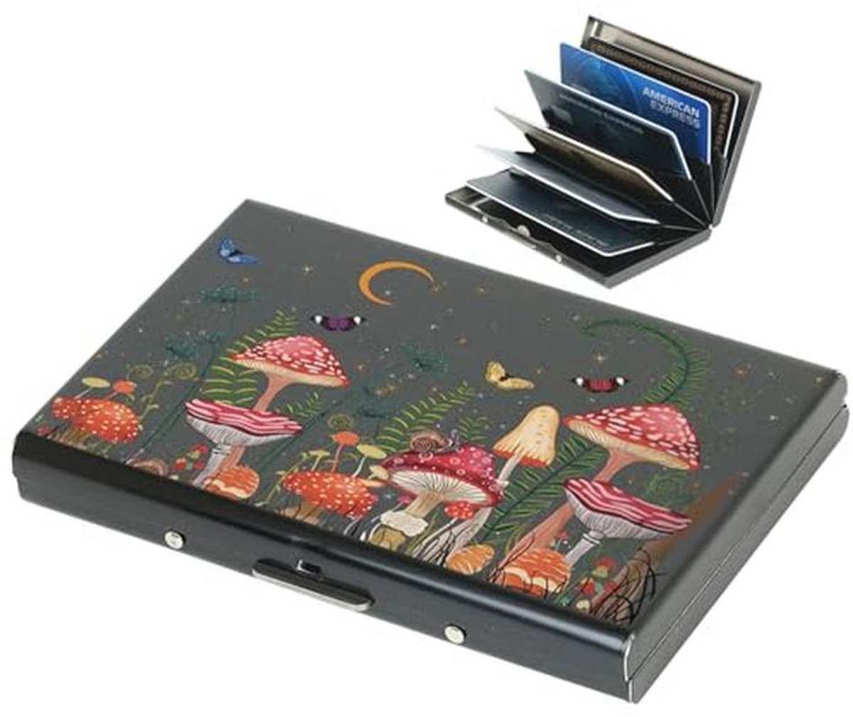 Slanke RFID Blokkeren Creditcardhouder voor Dames en Heren met 6 Kaartsleuven