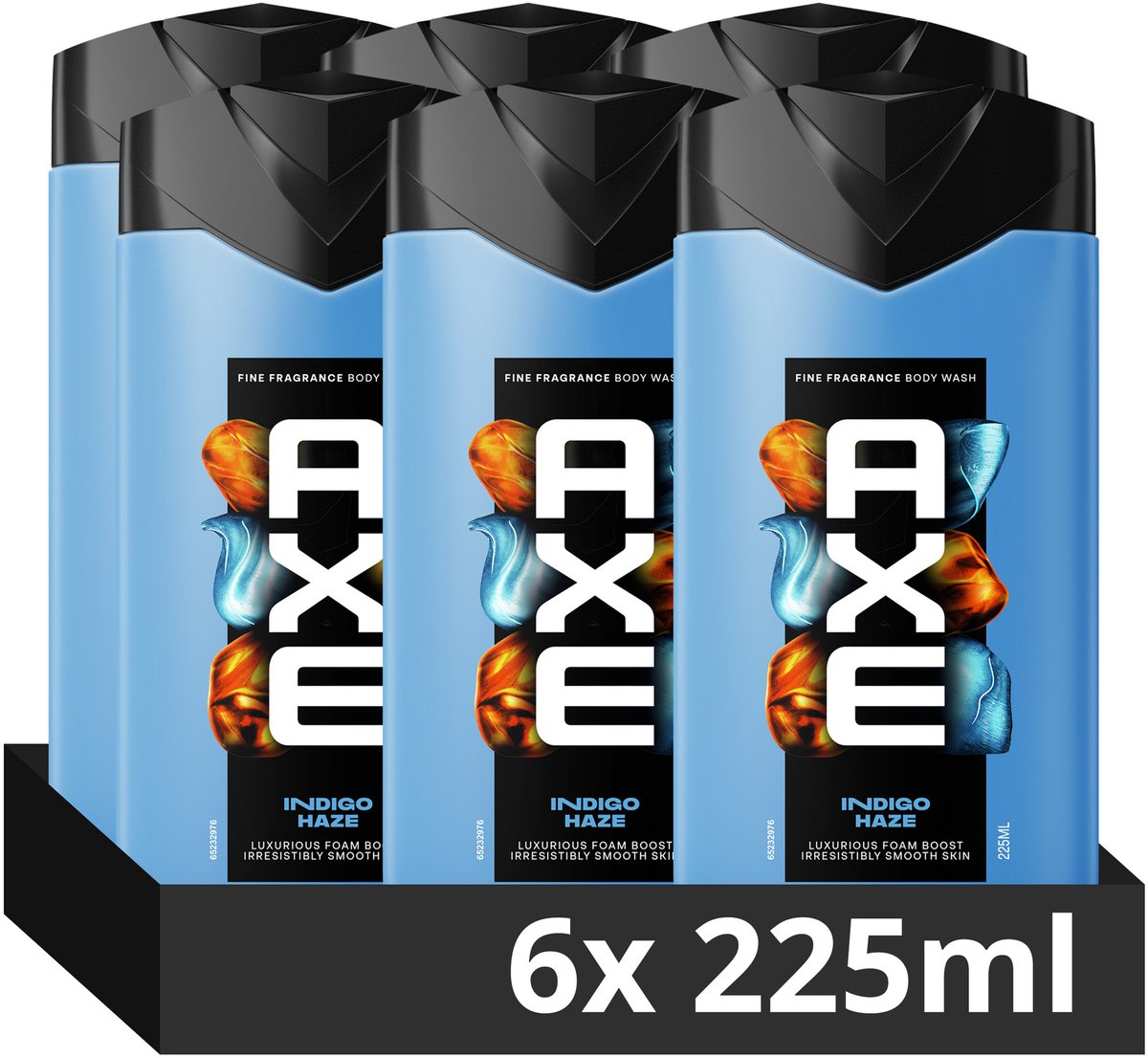 AXE - Douchegel - Fine Fragrance Collection - Indigo Haze - 6 x 225 ml