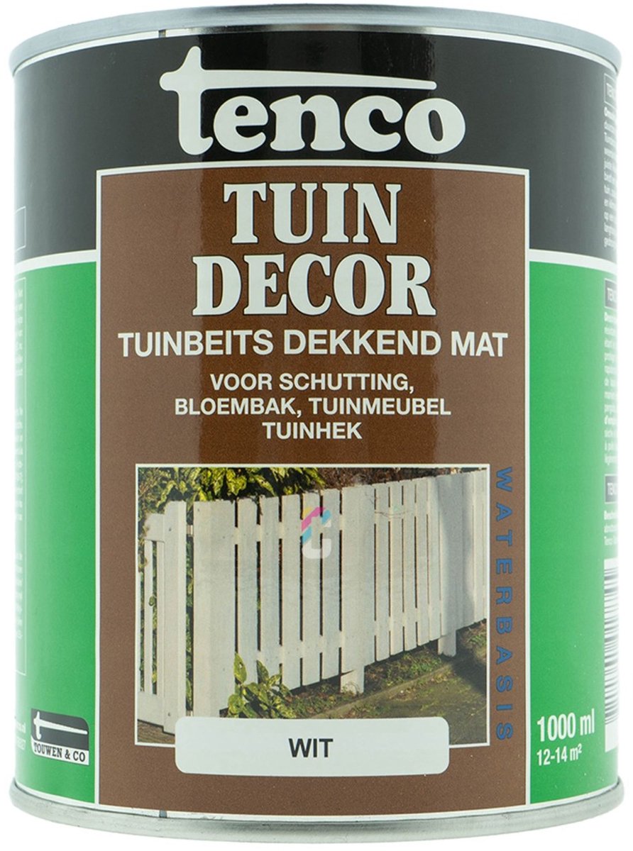 Tenco Tuindecor Wit Mat 1 liter