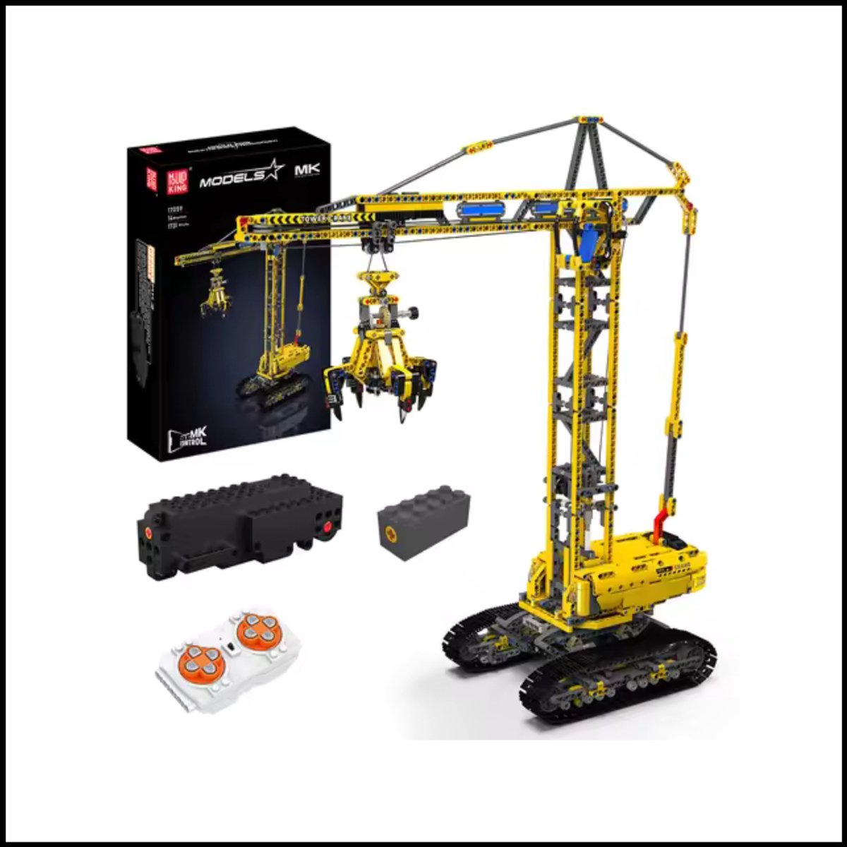 Technisch Graafmachine Speelset – MOC-2513 APP & RC Motorisch – Bouwstenen voor Kinderen – Kerstcadeau