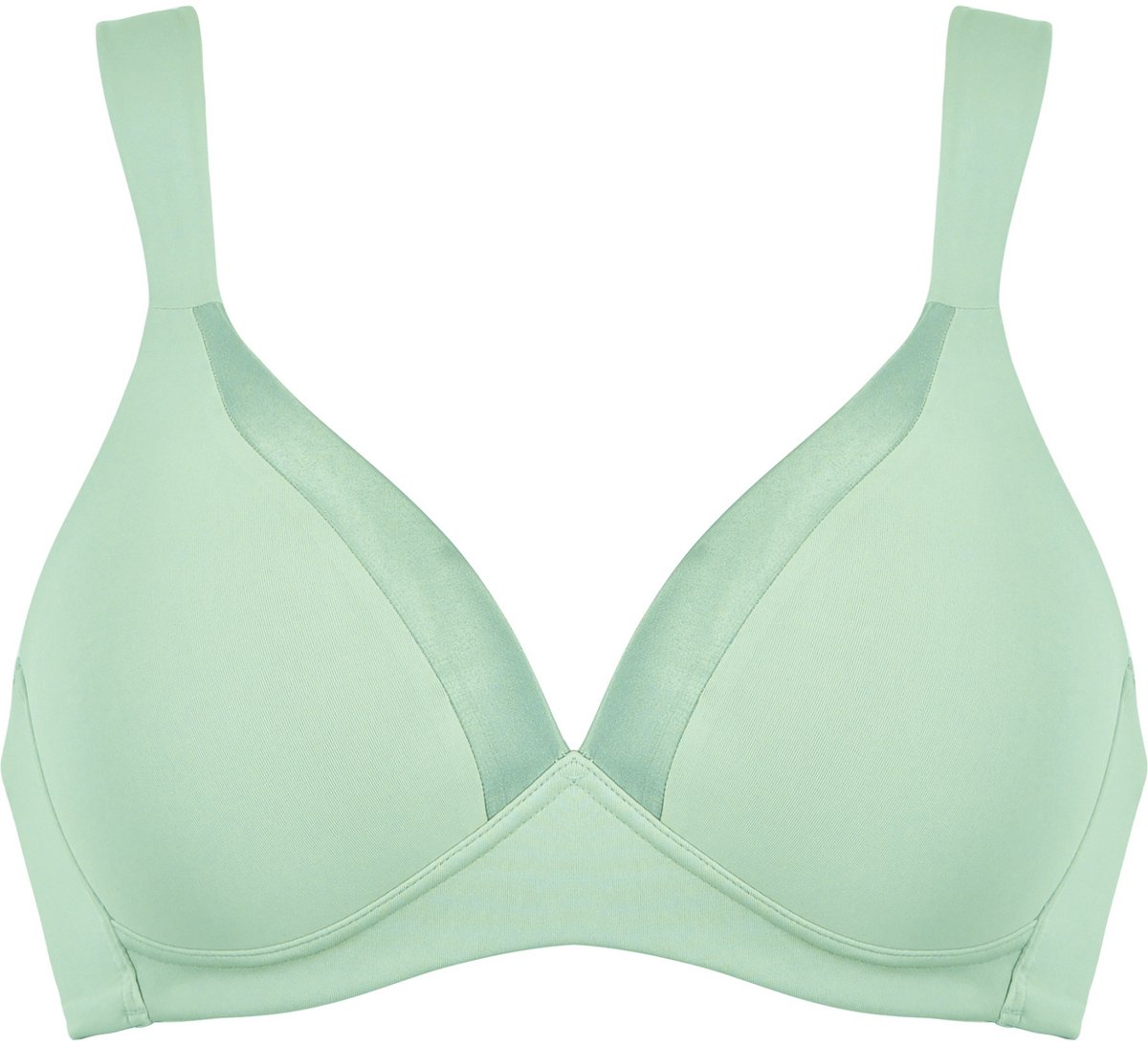 Naturana Soft bh met glansband - 5119 - Aquamenta