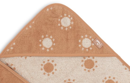 Jollein Badcape Baby - Jersey / Badstof - 75x75 cm - Jacquard - Sun van Merkloos — afbeelding 4