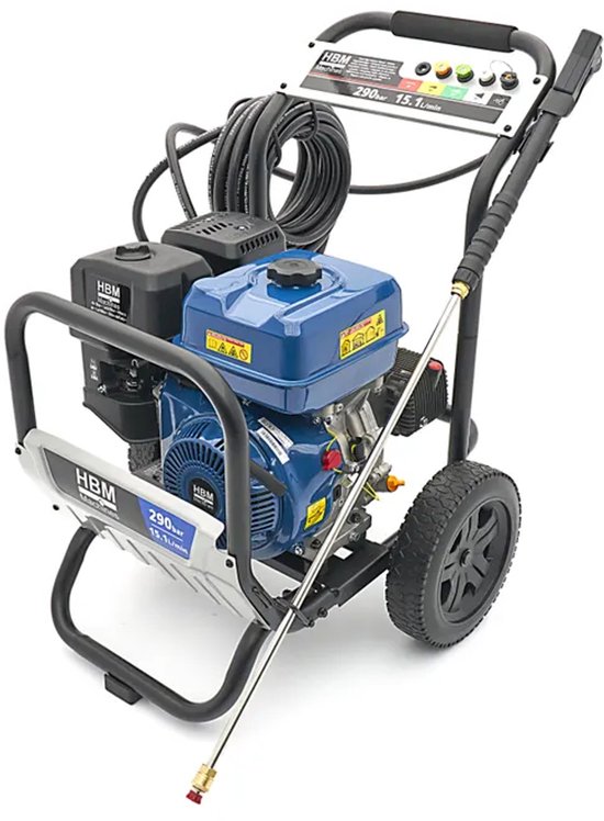 HBM Benzine Hogedrukreiniger 290 bar 15,1L/min 459cc van Merkloos	 — afbeelding 3