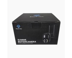 SmartinHuis 4MP Outdoor WiFi Camera – Tuya-App, Full HD, Pan-Tilt, Nachtzicht, Beveiligingscamera voor Buiten