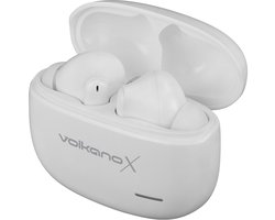 VolkanoX VXT200S Oortjes Draadloos - Draadloze Oordopjes - Active Noise Cancelling - Bluetooth - Waterbestendig - Wit