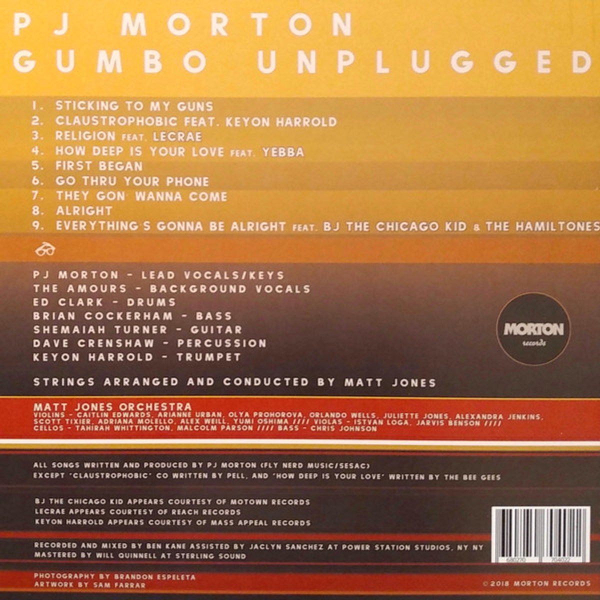 PJ Morton - Gumbo Unplugged LP, PJ Morton | Muziek | bol
