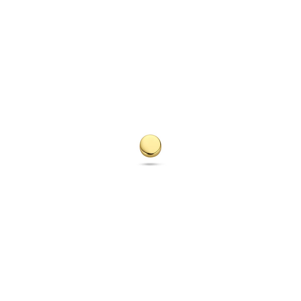 Zilveren vergulde flat back piercing rond 2,7 mm 1 micron - 2104192