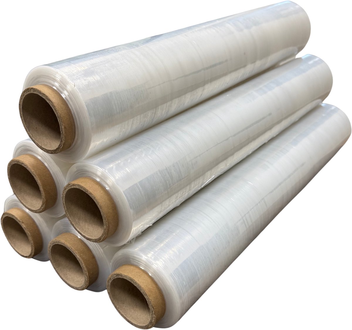 Handwikkelfolie Transparant 20 micron – 50 cm x ±200 m – 6 Rollen
