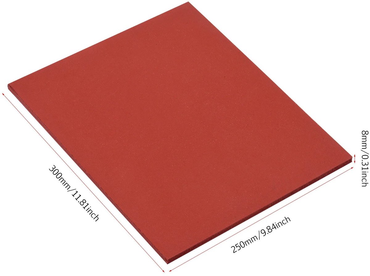 Hittepers Serie - Siliconen Mat - Hoog Temperatuurbestendig - Dubbelzijdig Gebruik - Hittebestendige Pad - Voor Crafters - Model Easy Press 2