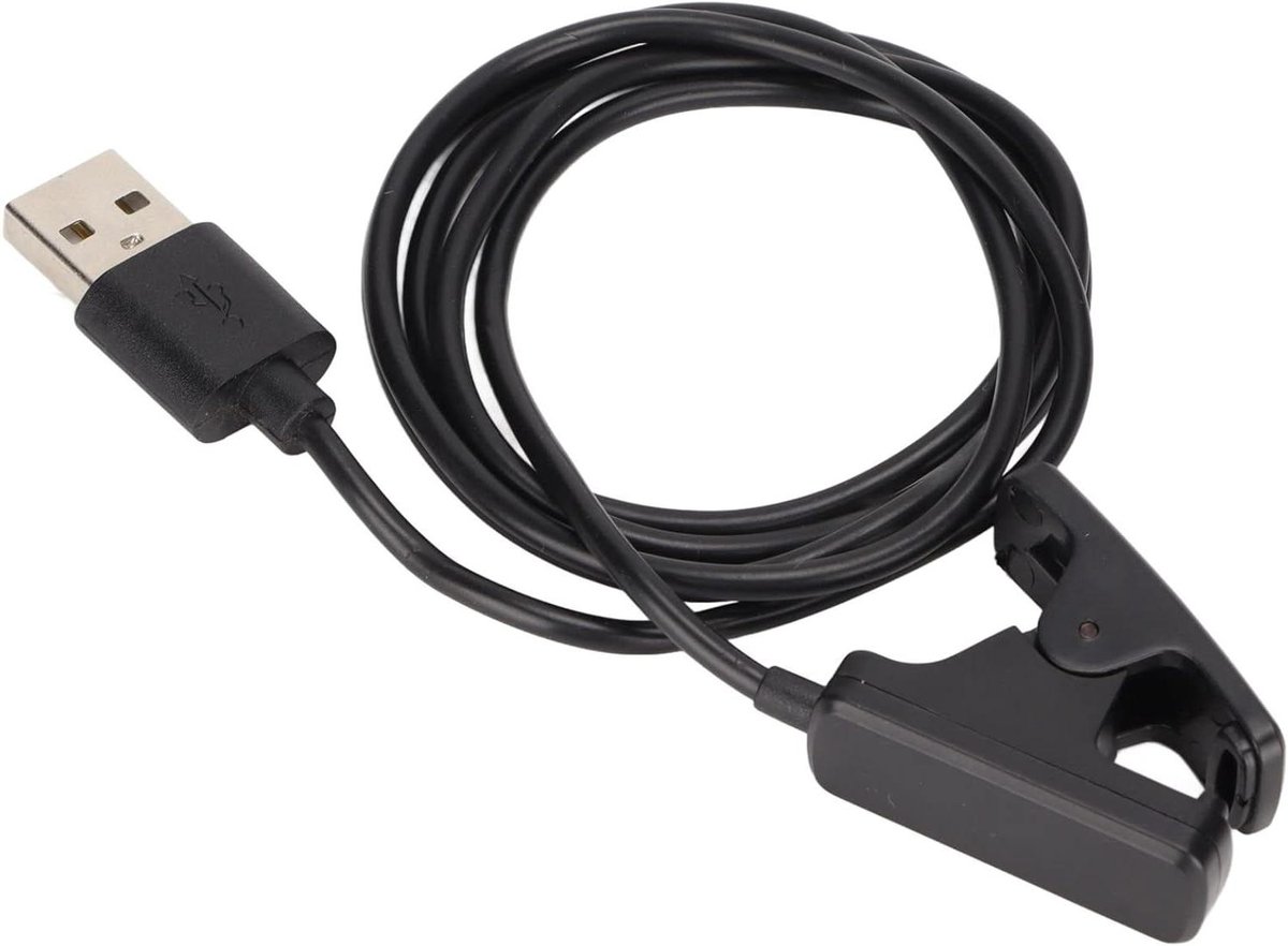 Jhubers Goods - Vervangbare Horlogo Laderclip voor Horloges - Duurzaam - USB - Oplaadkabel - Kantoor Thuis Reis - Geschikt voor 100CM Klokkensnoer.