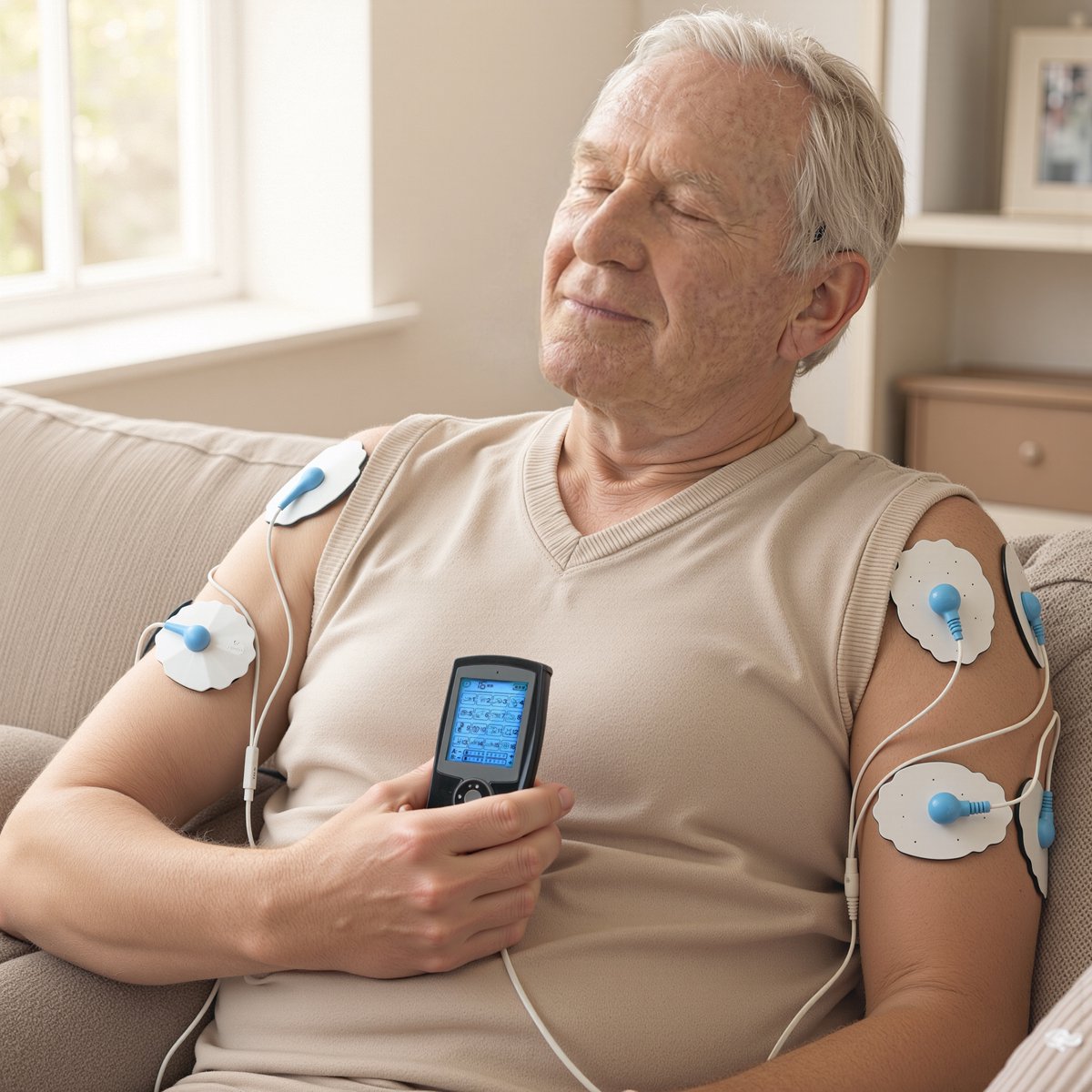 TENS Spierstimulator met 16 Modi voor Elektrische Massage - afbeelding 3