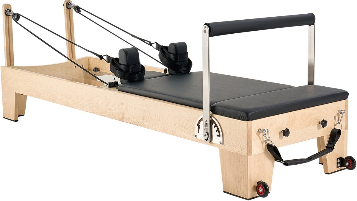 Pilates Reformer Machine voor Thuisgebruik Fitnessapparatuur van Hout - Pilates - €1.263,99