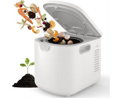 JT Products Slimme Compost Machine Tot 3L – <45 d - Elektrische Compostbak – Keukencomposteerder - Compostmachine – Compostbakje Aanrecht – RVS Compostmaker – Kompostbak – Geurloos & Zelfreinigend – Compostemmer met Deksel – Compostvat – Composteer