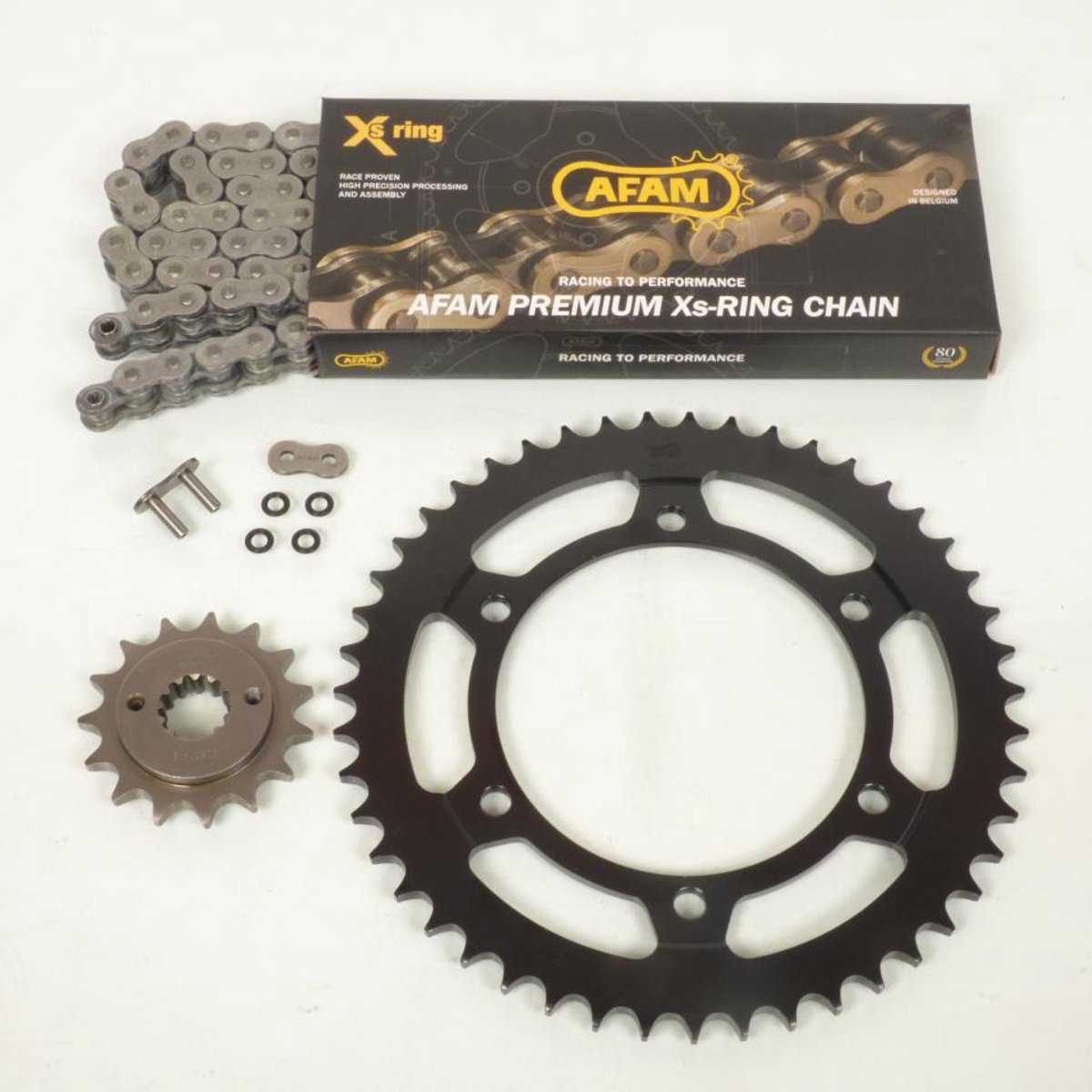 Kit chaîne Afam pour Moto Honda 600 Xl V Transalp 1989 à 2000 Neuf