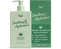 Fae Glijmiddel Waterbasis met Aloë Vera - Lubricant 220ml - Veilig voor Condooms & Sex Speeltjes - Lube - voor de Gevoelige huid