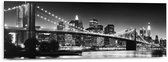 Reinders Painting New York - pont de brooklyn noir & blanc - Panneau Deco - 90 x 30 cm - no. 19605