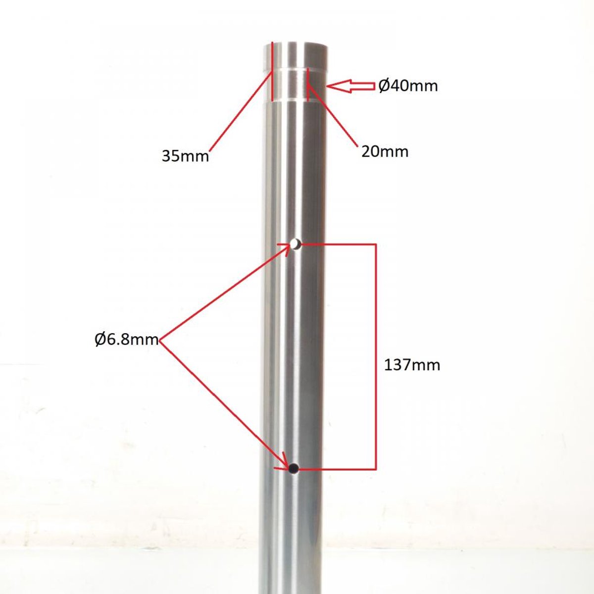Tube de fourche Tarozzi pour Moto Kawasaki 800 Z Zr 2013 à 2017 Neuf