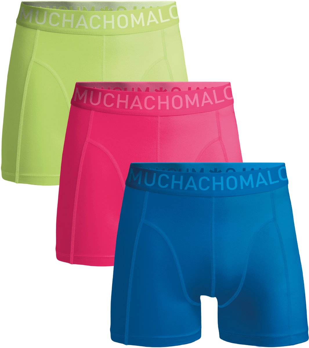 Muchachomalo Heren Boxershorts - 3 Pack - Microfiber - Ademend - Sneldrogend - Onderbroeken Heren - Normale Lengte - Mannen Onderbroeken