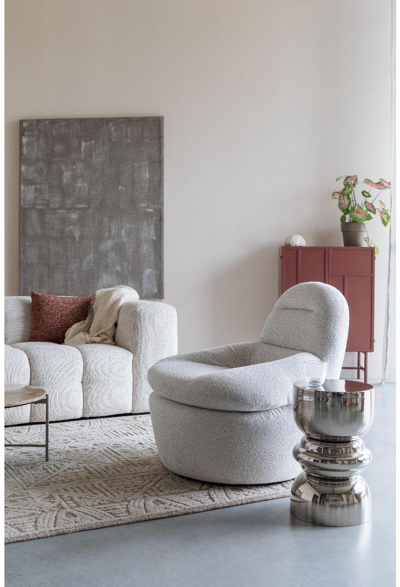 Puur - Ariel draaifauteuil - off-white