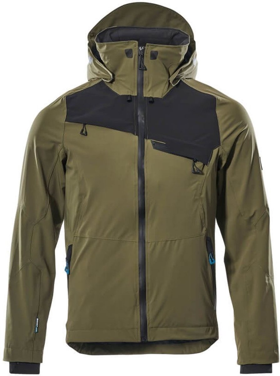 Mascot Advanced Shell jas 17001-411 Mosgroen Zwart